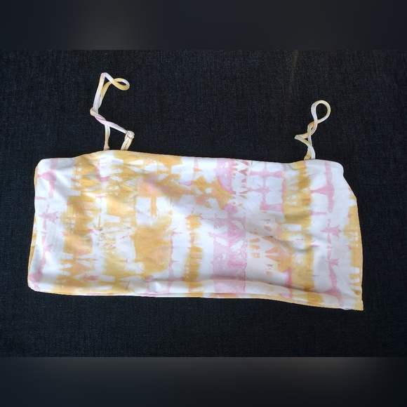 Skatie Maddie Swim Top Bikini Tie Dye Size XL Somerset Print New - Picture 1 of 4